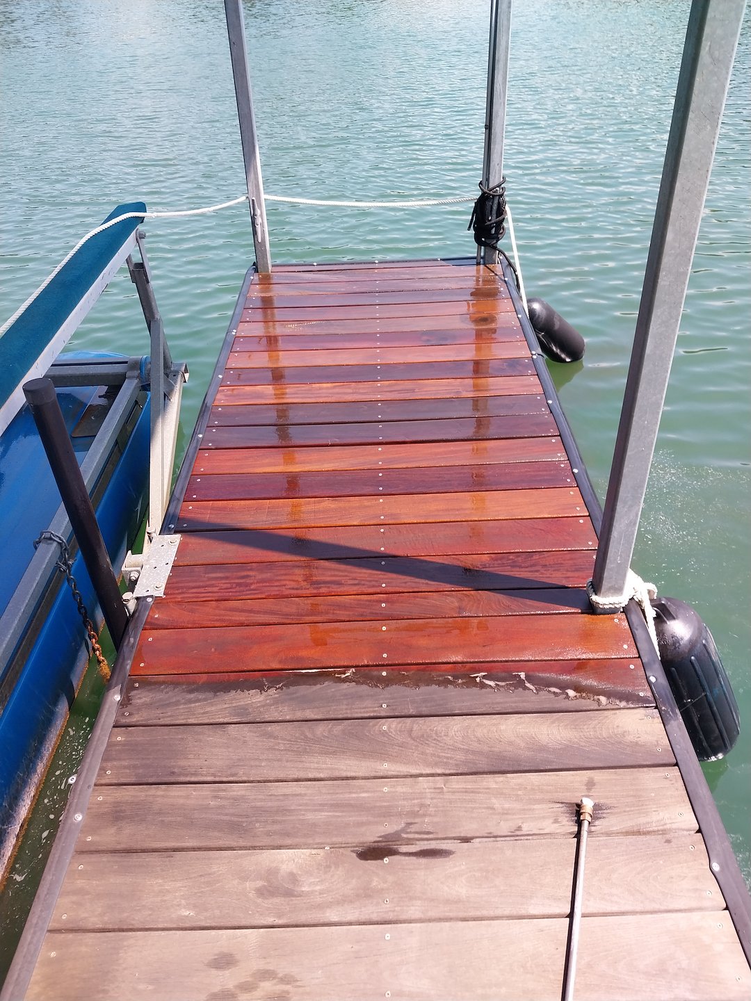 DOUBLE BOAT DOCK CLEANING JOB IN CUMMING, GA